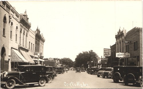 Downtown street crete c1920 - street,